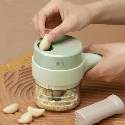 4 in 1 Portable Electric Vegetable Cutter Set