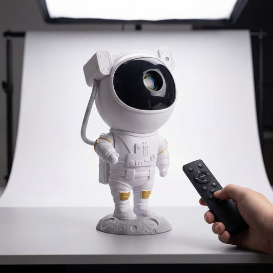 Astronaut Galaxy Projector - 360 Magnetic Head Rotation, Remote Control
